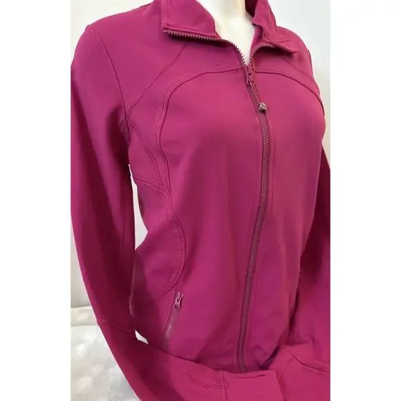 Lululemon - Define, Full Zip, Pink Jacket, Size 12 - Picture 2 of 8